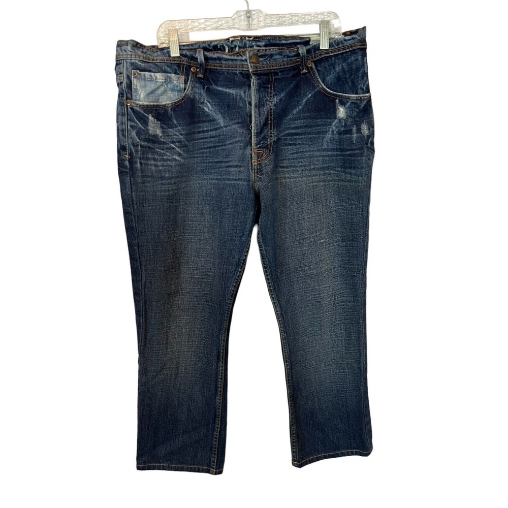 575 Men's Grunge Distressed Tapered Jeans - Size 38x 27